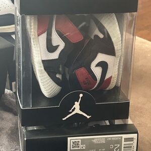 Jordan Kids Sneakers - Black, Red, and White